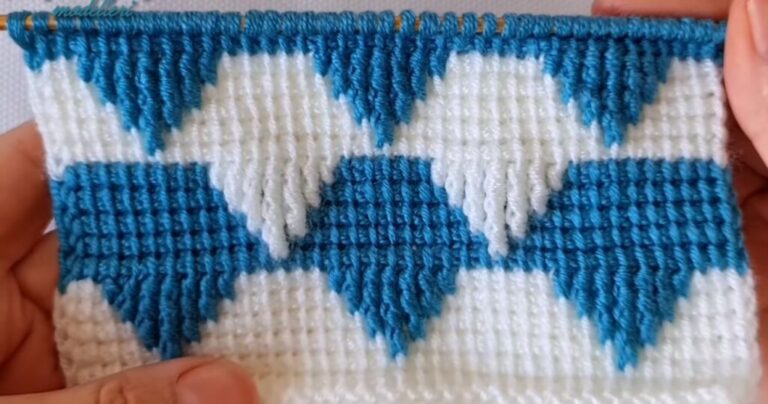 CROCHET STITCH FOR BABY BLANKET TUTORIAL