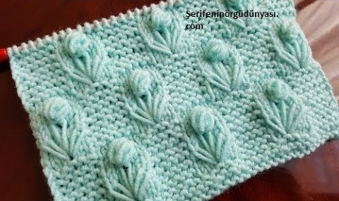 KNITTING FLOWER STITCH YOU SHOULD LEARN