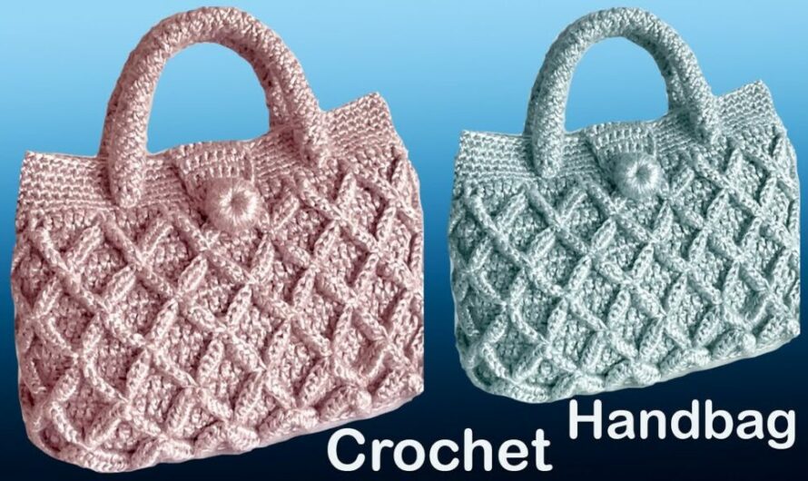 CROCHET 3 D HANDBAG VIDEO LESSON