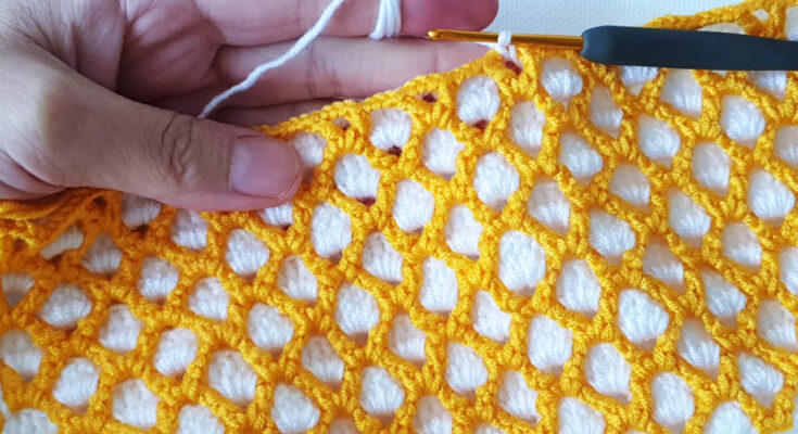 Crochet Honeycomb model Video Tutorial