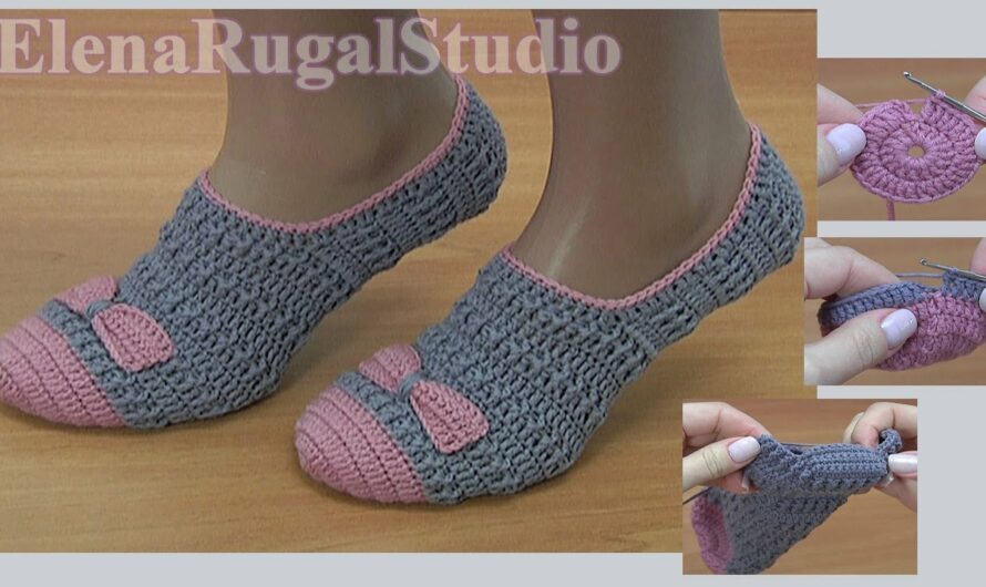 CROCHET LOVELY SLIPPERS VIDEO TUTORIAL