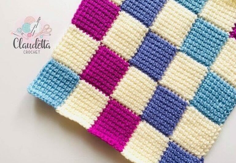 LEARN MAKING THE CROCHET ENTRELAC STITCH