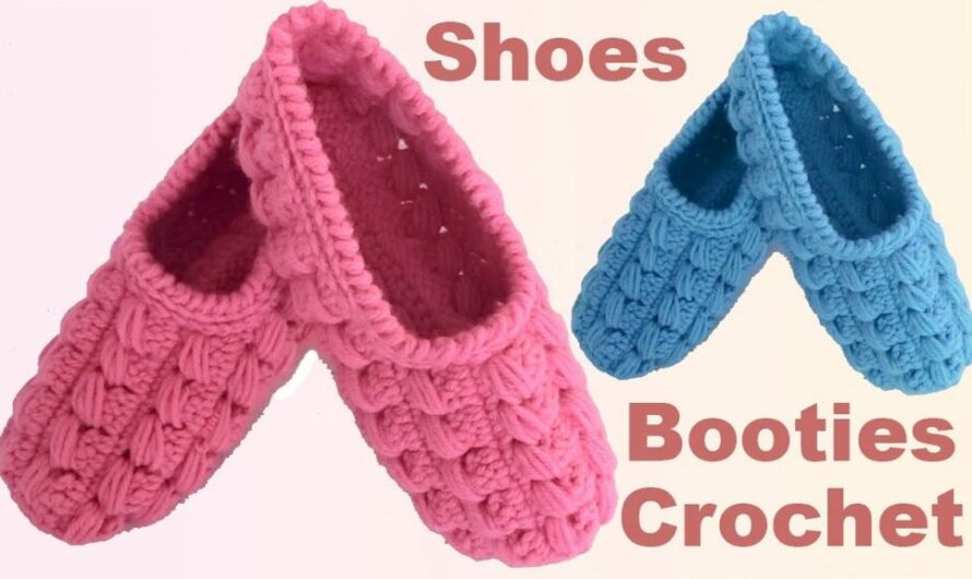 CROCHET ADULT SIZE SLIPPERS