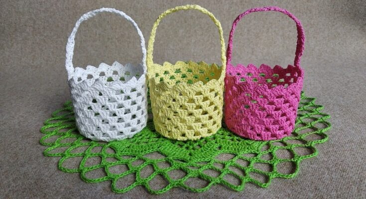 CROCHET MINI BASKET YOU CAN MAKE EASILY