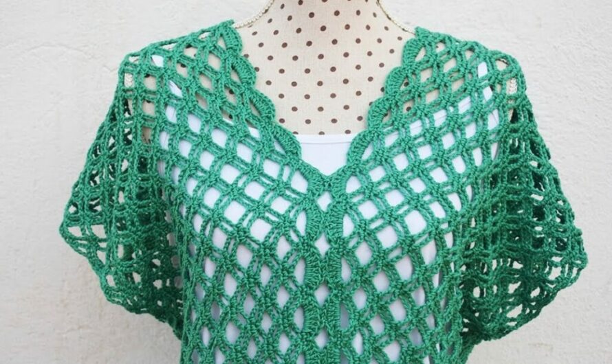 CROCHET BEAUTIFUL BLOUSE IN ALL SIZES