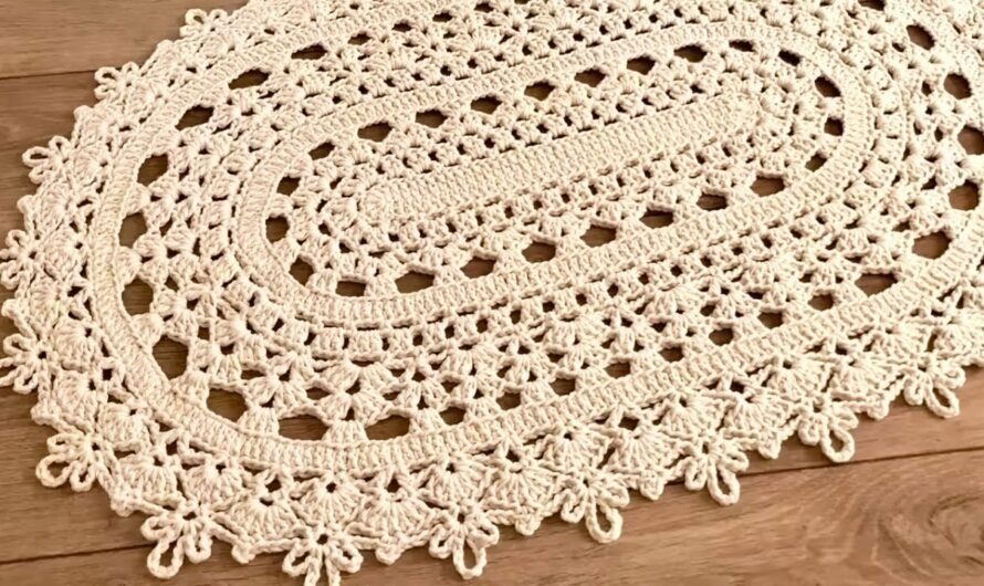 Easy Oval Crochet Rug by Marcelo Nunes | Video tutorial