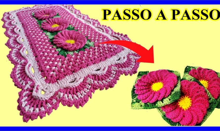 Crochet Rug Flor do Campo – Step by Step