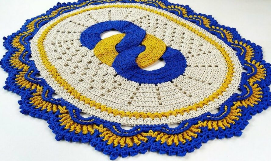 Elos Luxo Crochet Rug With Russian Tip – Step by Step