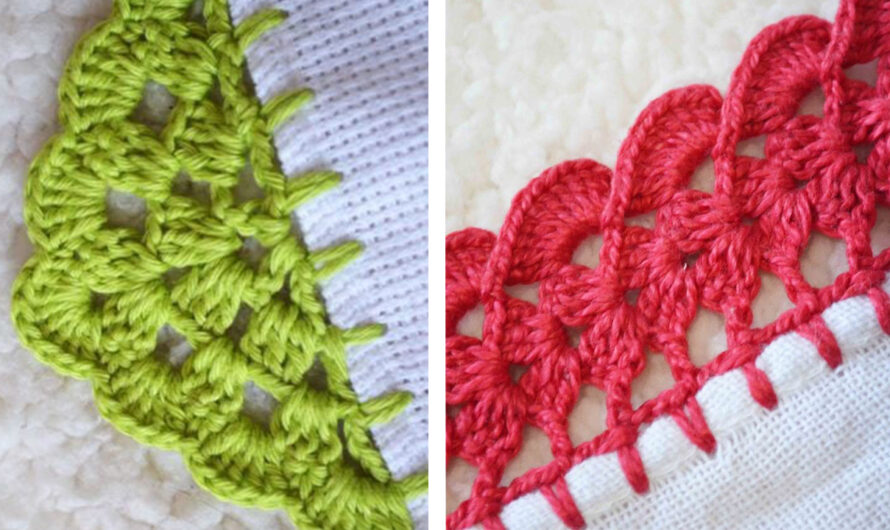 Crochet Arcade Stitch BLANKET BORDER Tutorial