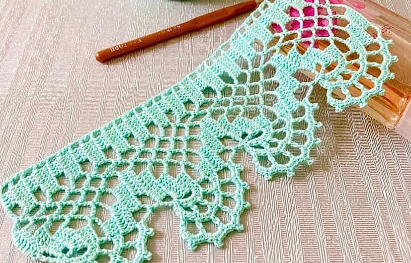 INCREDIBLE Crochet Towel, Napkin, Cover Edge Lace Pattern Tutorial