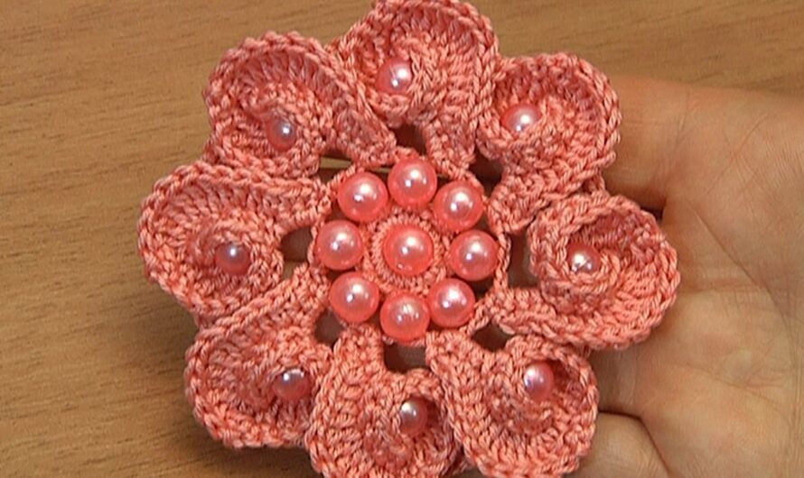 SUPER BEAUTIFUL crochet FLOWER