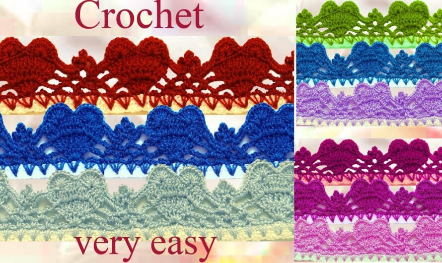 CROCHET HEART BORDER