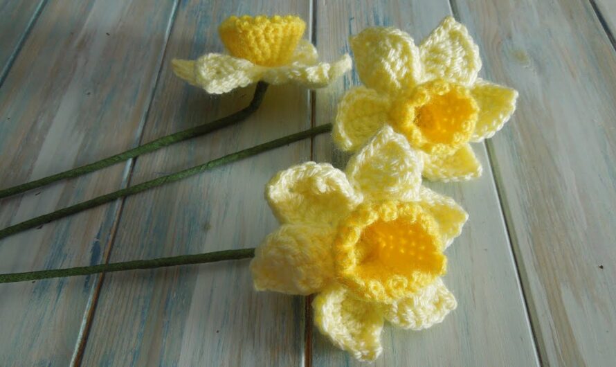 (Flower) How To Crochet a Daffodil