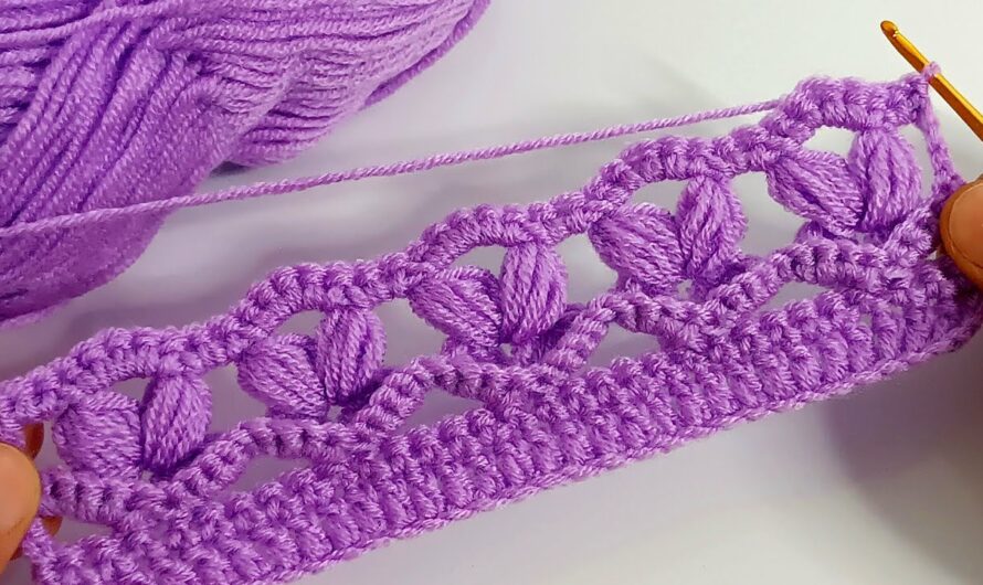 New crochet stitch you’ll see for the first time