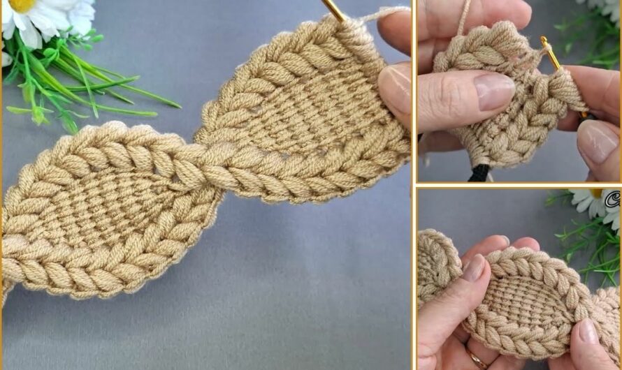 How to make a gorgeous easy crocheted bandana🧶✨💖💖💖
