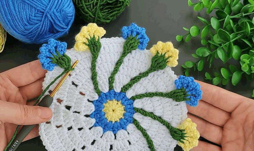 How to Super beautiful Motif Crochet Knitting Model