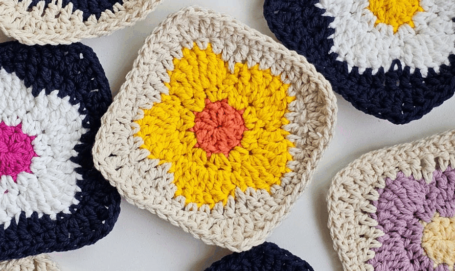 How to make crochet motif