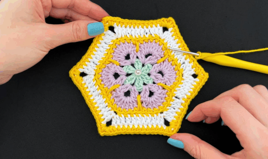 How to making this crochet square