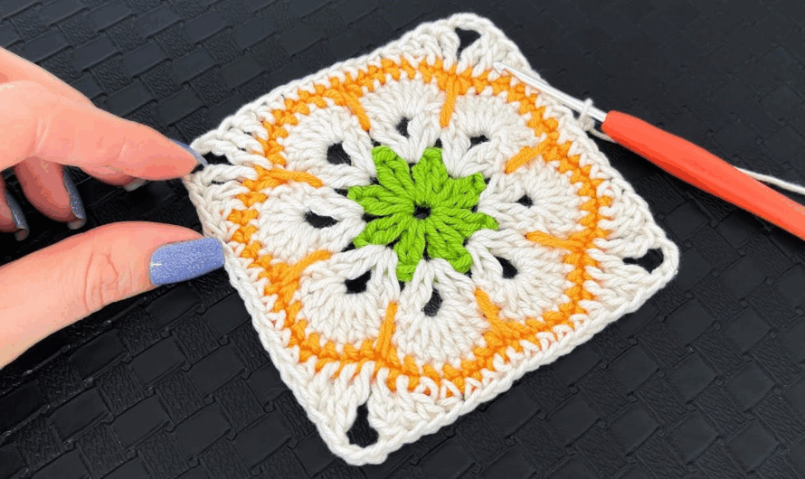 How to CROCHET SQUARE SO EASY TO MAKE
