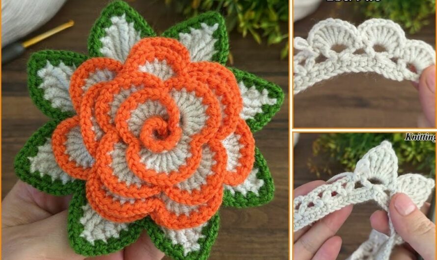 How to Make Crochet Roses 🧵🧵🌹🌹🌹