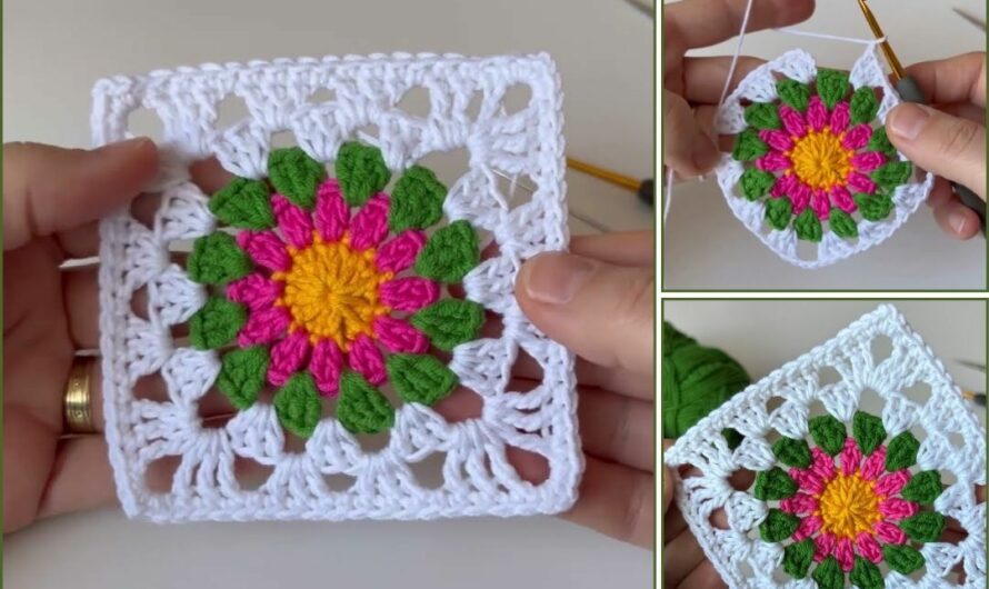 How to Crochet a Baby Blanket Pattern for Beginners (Simple Double Crochet Blanket) 🏵🏵🏵🧶🧶