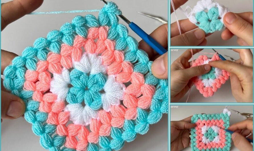 How to Crochet a Simple Double Crochet Baby Blanket for Beginners 🧶🧶🍀🍀