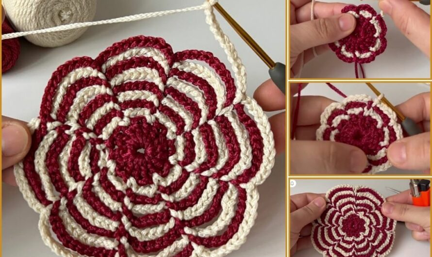 How to Crochet a Coaster Supla (Placemat) 🧶🧶🌸🌸🌸
