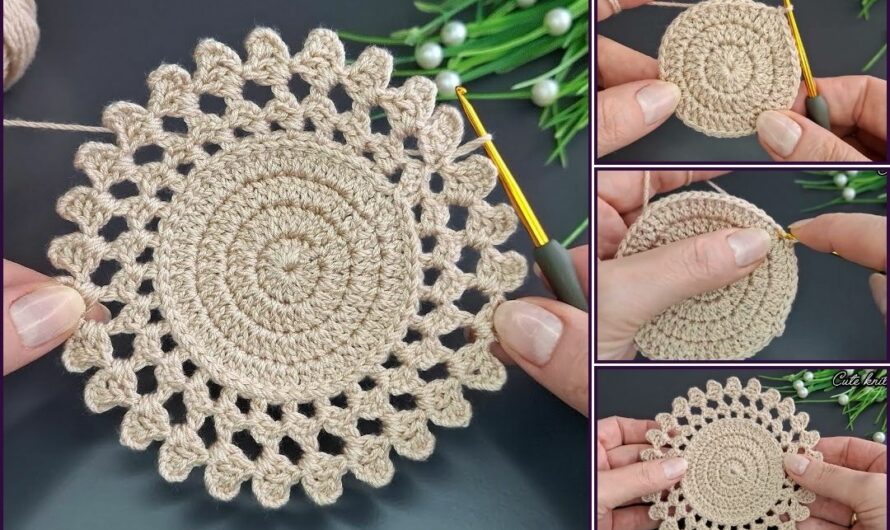 How to Crochet Gorgeous Coasters (Beginner-Friendly & Beyond)🧶🧶🍀🍀✨✨