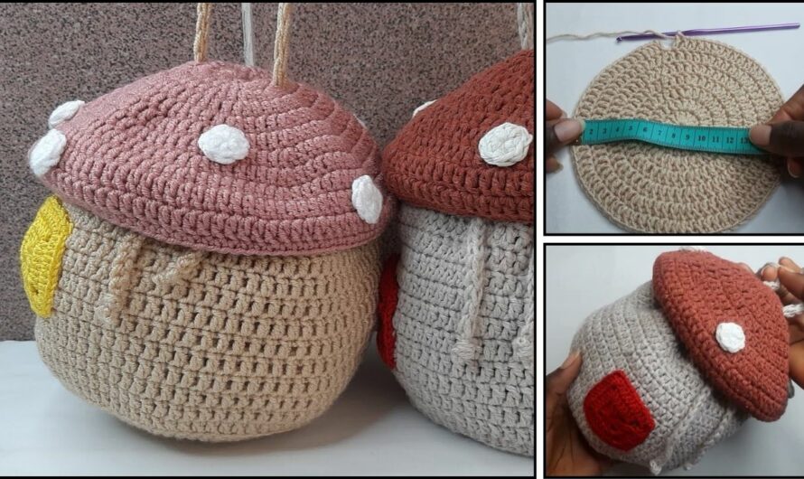 How to Crochet a Whimsical Mushroom Bag: A Detailed Tutorial🧶🧶🍄🍄🍄✨✨