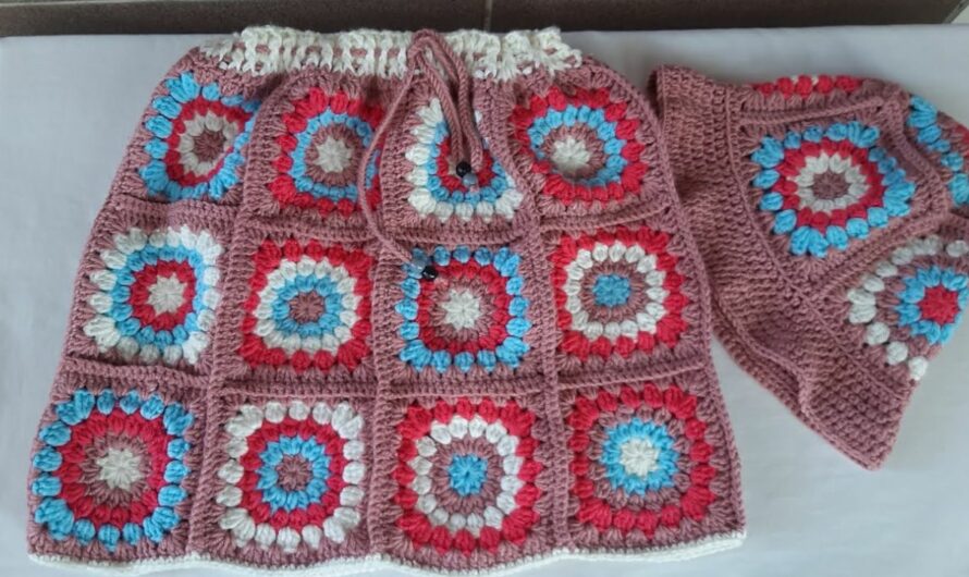 How to Crochet a Granny Square Skirt: A Detailed Guide for Beginners 🧶✨👗👗👗