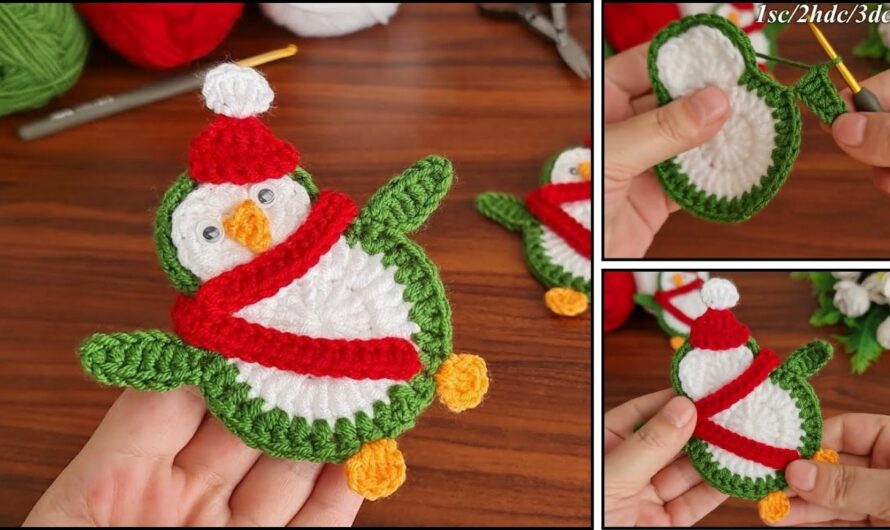 How to Crochet a Penguin Ornament: A Detailed Guide🧶✨💖🐧🐧🐧