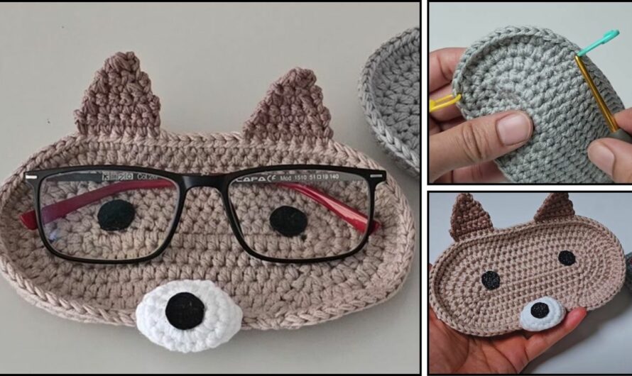 How to Crochet a Bear Glasses Holder: A Detailed Tutorial🧶✨💖👓👓🕶🕶