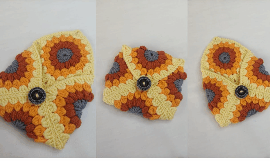 How to Crochet a Granny Square Pouch Bag: A Detailed Tutorial🧶👜✨💖