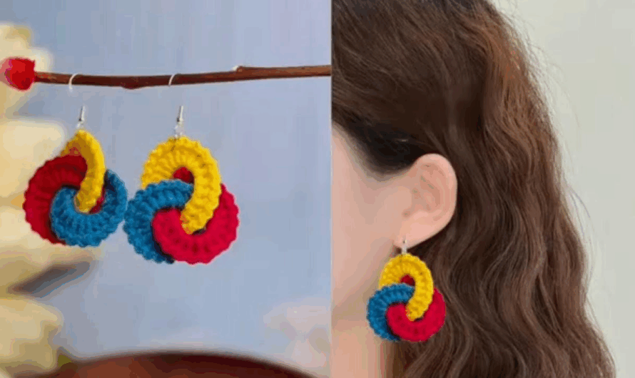 How to Crochet Vintage Earrings✨✨💕🌸🌺🌸