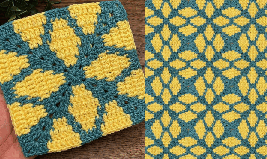 Easy Granny Square Tutorial for Beginners✨💕💕💕