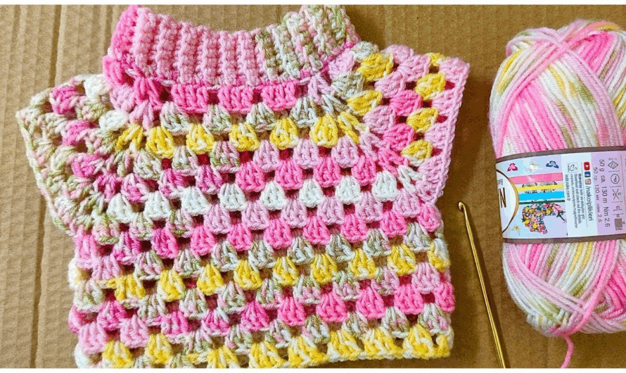 How to Crochet Baby cardigan👩‍🍼👉perfect Beginner’s design