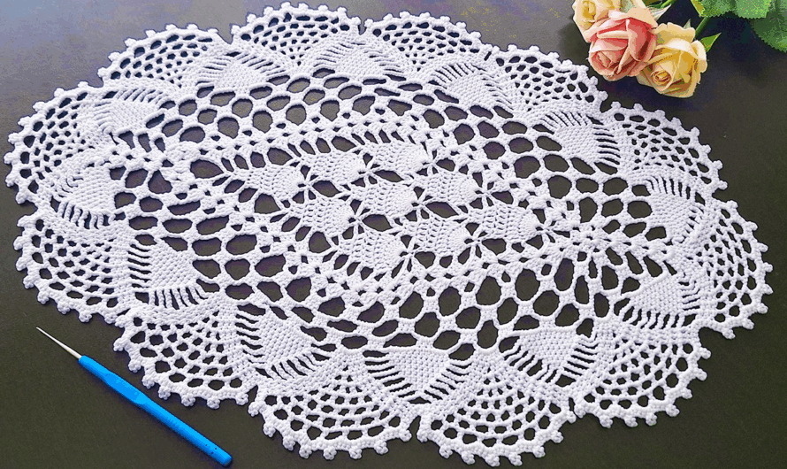 How to Crochet Table Cover For Tablecloth🧶✨😍🌿