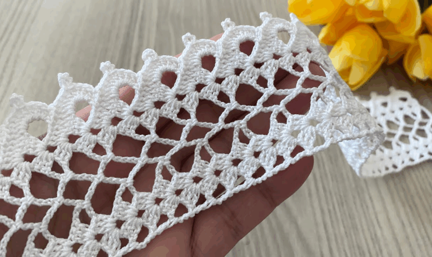🥰 How to Make Multi-Purpose Edge Lace🧶💖😍