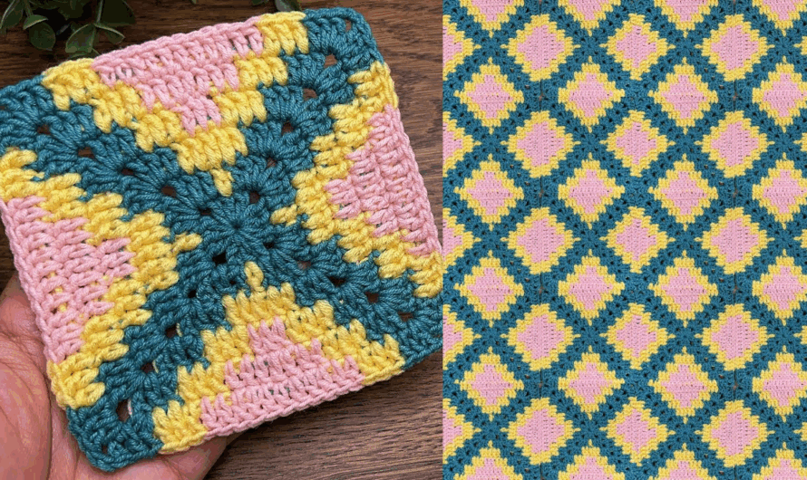 How to crochet square tutorial,step by step very easy for beginners😍💖✨🌺