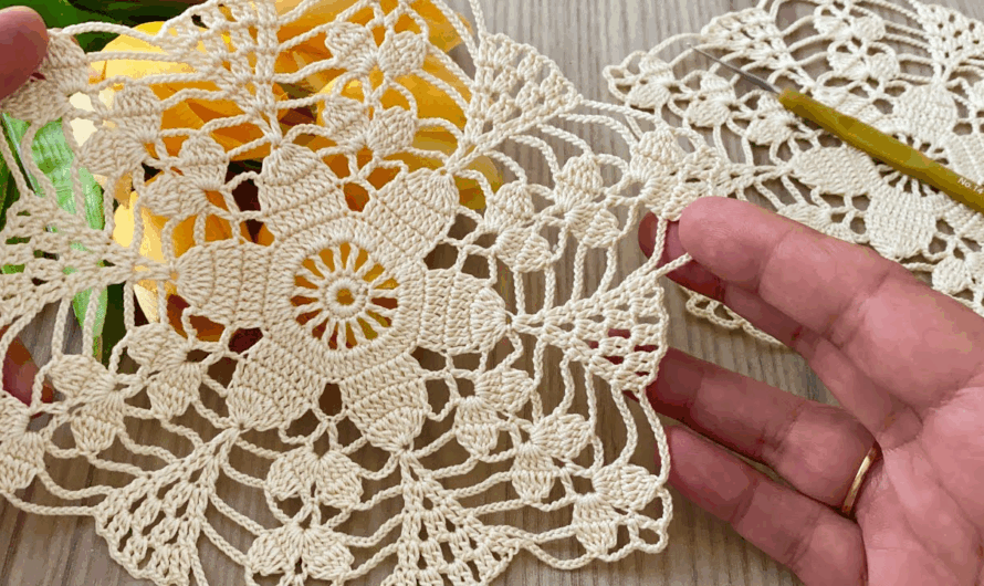 🌻 Gorgeous Starburst Flower Hexagon Motif Tutorial💖😍🌺😘