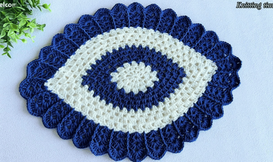 ✨ Eye-Catching Starburst Lace Doily/Table Mat Tutorial