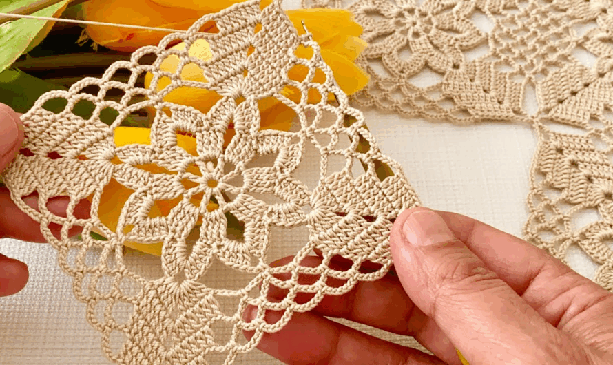 🌟 Beginner’s Popcorn-Corner Square Motif Tutorial🌸💖🌺