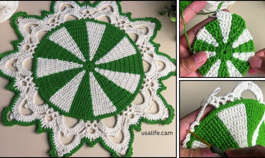 Amazing crochet doily tutorial✨💖🌺🌸