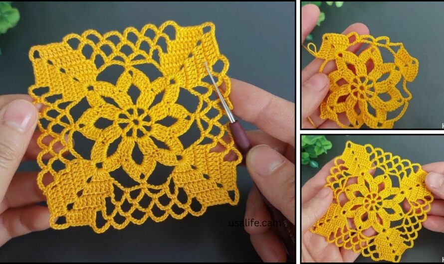 Crochet Flat Circle | Step-by-Step✨💖🌸🧶