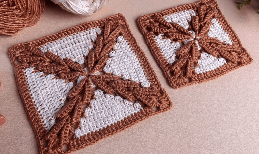 💖How to  Crochet square motifs pattern🌸💖🤞
