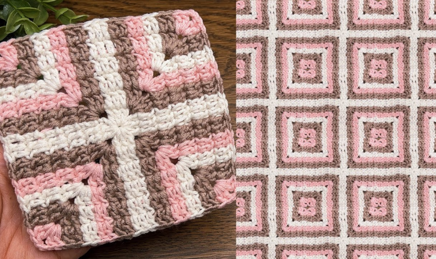 🤩 Classic Granny Square Tutorial: Step-by-Step Guide🌺🌻💖