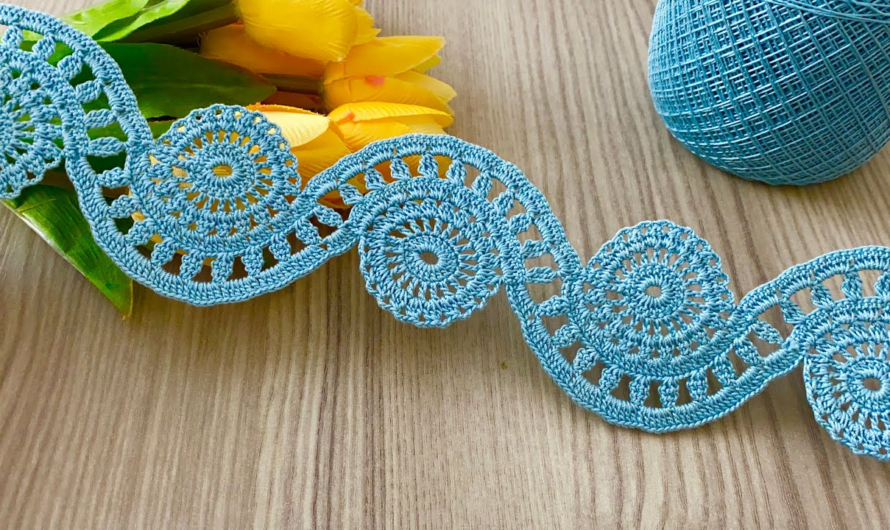 🎀 Simple Picot Scallop Edging Tutorial🌺🌸💖