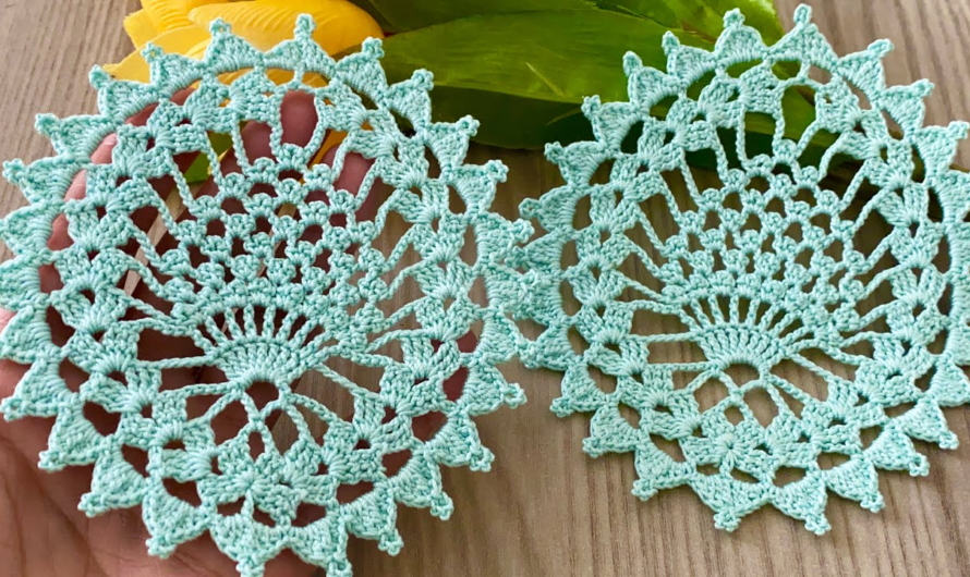 🍍 One-Piece Pineapple Motif Tutorial🌺🌸💖