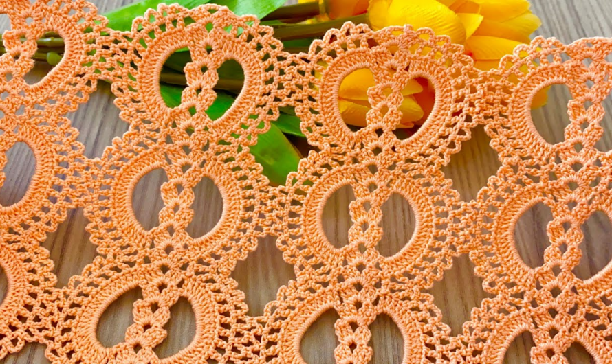 💐How to Crocheted Magnificent Blouse, Runner Model🌺🌸