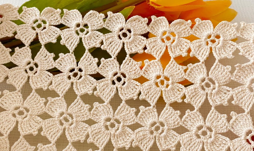 🌸How to Crochet Motif-Look Multi-Purpose Runner and Blouse Tutorial for Beginners💖🌺✨